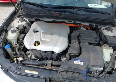 2011 Hyundai Sonata Hybrid from USA, damaged, VIN KMHEC4A49BA007351